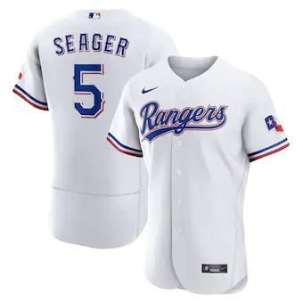 mens nike corey seager white texas rangers home authentic p